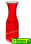 GRAPPA decorative carafe red + bottle cap 1l (1pc) / B